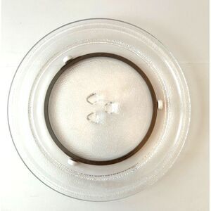 Microwave Glass Tray Plate 9.5" with Turntable Ring Replacement